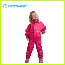 Eco-Friendly Waterproof Kids′ PU Raincoat